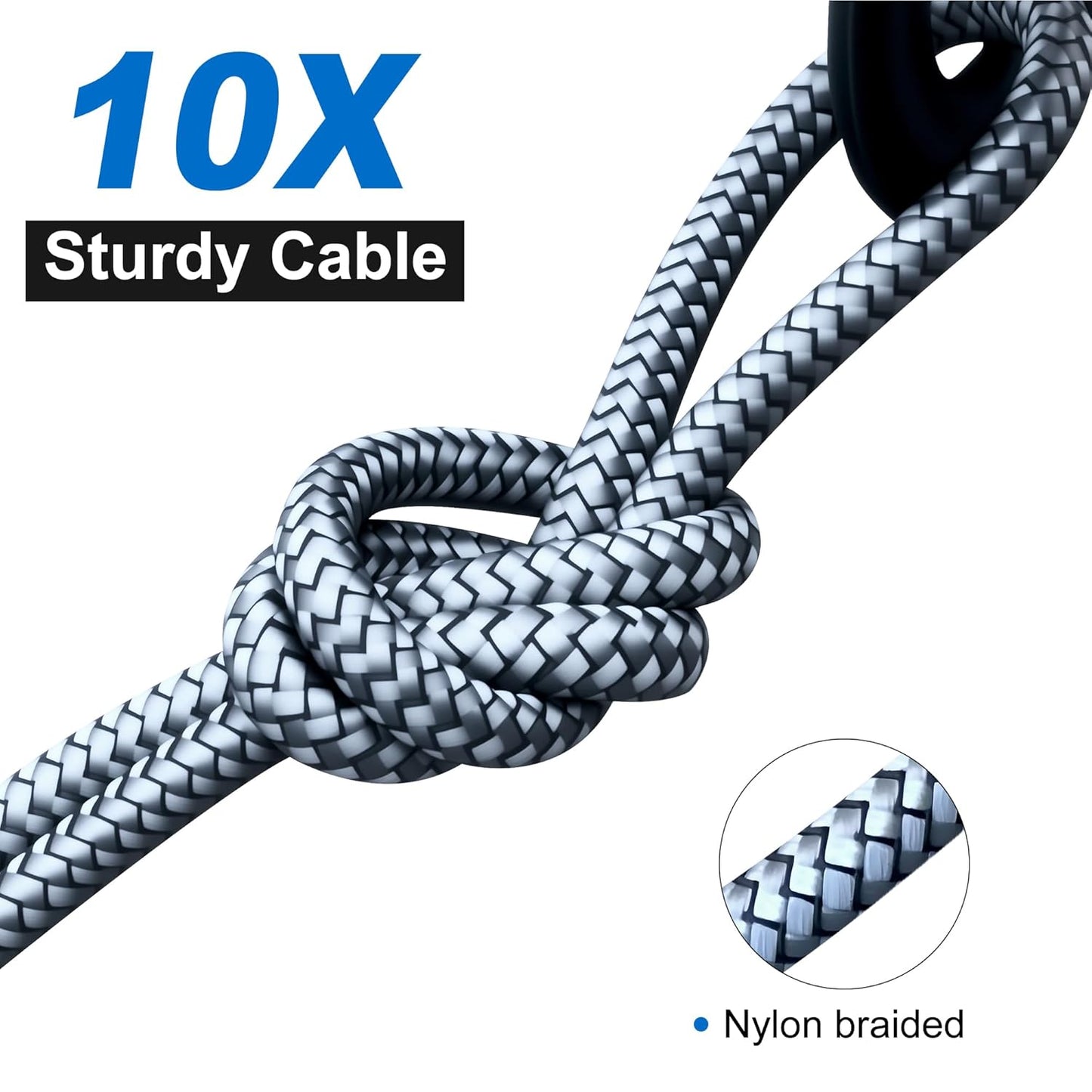 Tan QY USB 3.0 Extension Cable 24.5Ft/7.5M, USB 3.0 High Speed Extender Cord Type A Male to A Female for PlayStation, USB Flash Drive, Hard Drive, Card Reader,Scanner,Printer (Silver, 24.5Ft)
