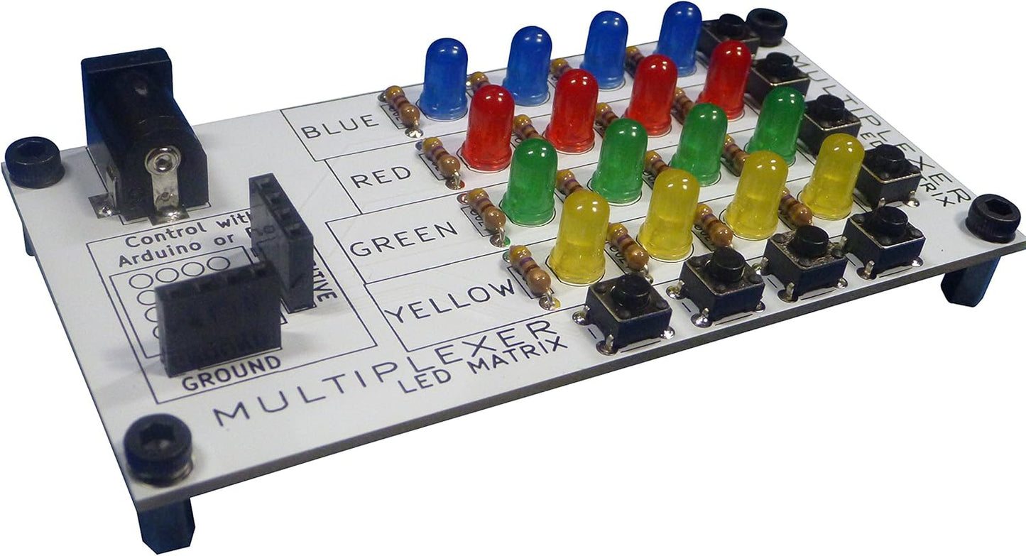Full Set of 4 Electronics Learning Boards | Practice Soldering & Learn Electronics | Multiplexer, Resistance, Capacitance, and Series vs. Parallel