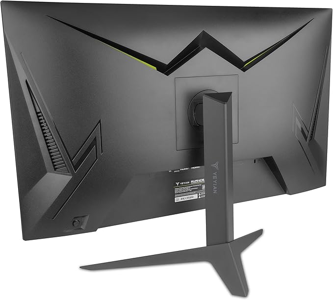 YEYIAN 27 inch 1440P QHD PC Gaming Fast IPS 2K Monitor | AMD FreeSync Premium 180Hz Refresh 1ms Response | 120% sRGB 178°Angel Tilted HDR 10 G-sync | 2 Display Port 1.4 & 2 HDMI 2.1 & Type A Input