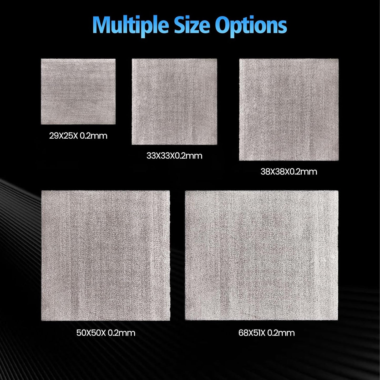 Thermal Pad,29 * 25 * 0.2mm,Graphene Thermal Pads for GPU/CPU/SSD/Electronics - Highly Efficient, Compressible (29 * 25mm)