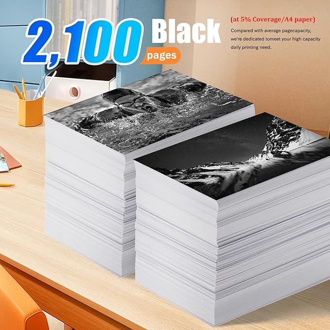 2-Pack TN630 Black Toner Cartridge, Replacement for Brother TN-630 for HL-L2300D L2305W L2315DW L2320D L2340DW L2360DW L2380DW MFC-L2680W L2700DW L2705DW L2720DW L2740DW DCP-L2520DW L2540DW Printer
