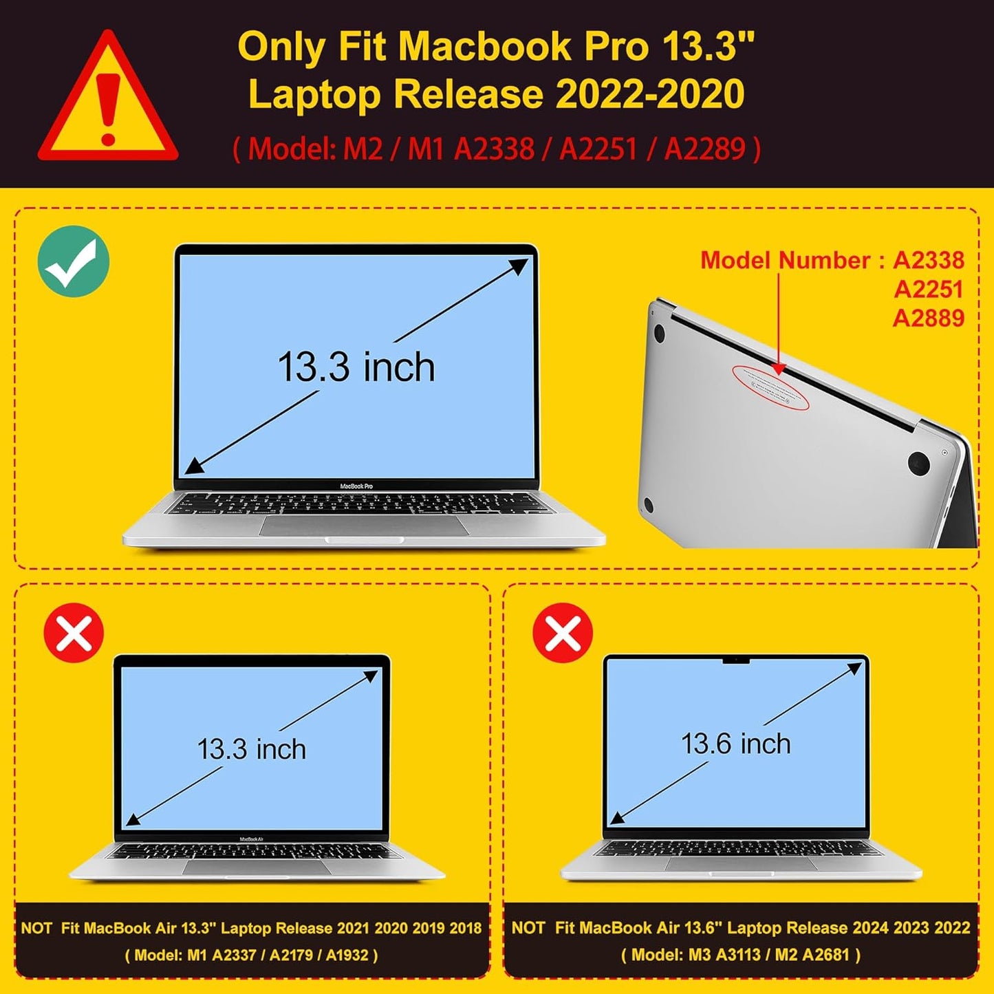 Case for MacBook Pro 13 inch with/Without Touch Bar (2016-2022, M2 A2338 M1 A2289 A2251 A2159 A1989 A1706 A1708), Hard Shell + Keyboard Cover + Dust Plug, Rustic Flowers