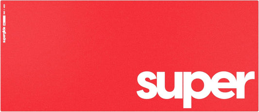 Pulsar - Superglide Premium Glass Mouse Pad XXL ALUMINO-Silicate Glass Surface Anti-Slip Fully Molded high-Density Silicone Rubber 38.5in x 16.5in (XXL, Red)