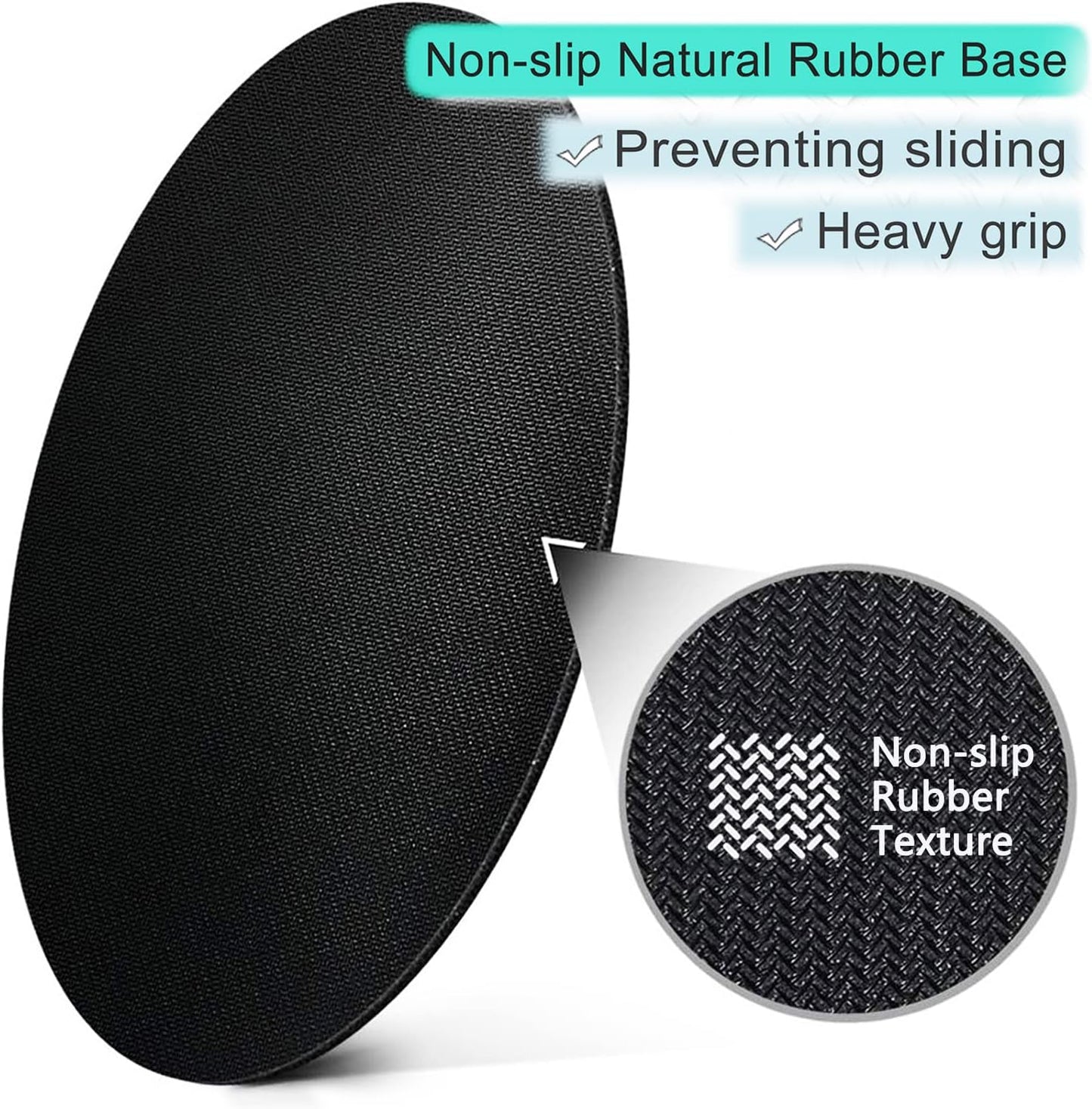 ITNRSIIET Round Mouse Pad with Stitched Edge Premium-Textured Waterproof Non-Slip Rubber Base Desktop Protection Mat Diameter 8.7 inches, Butterfly Chrysanthemum